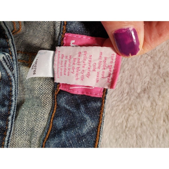 Cassidy The Limited Bootcut Jeans Womens Size 12 Blue Denim Pockets Flat Front - Picture 9 of 9